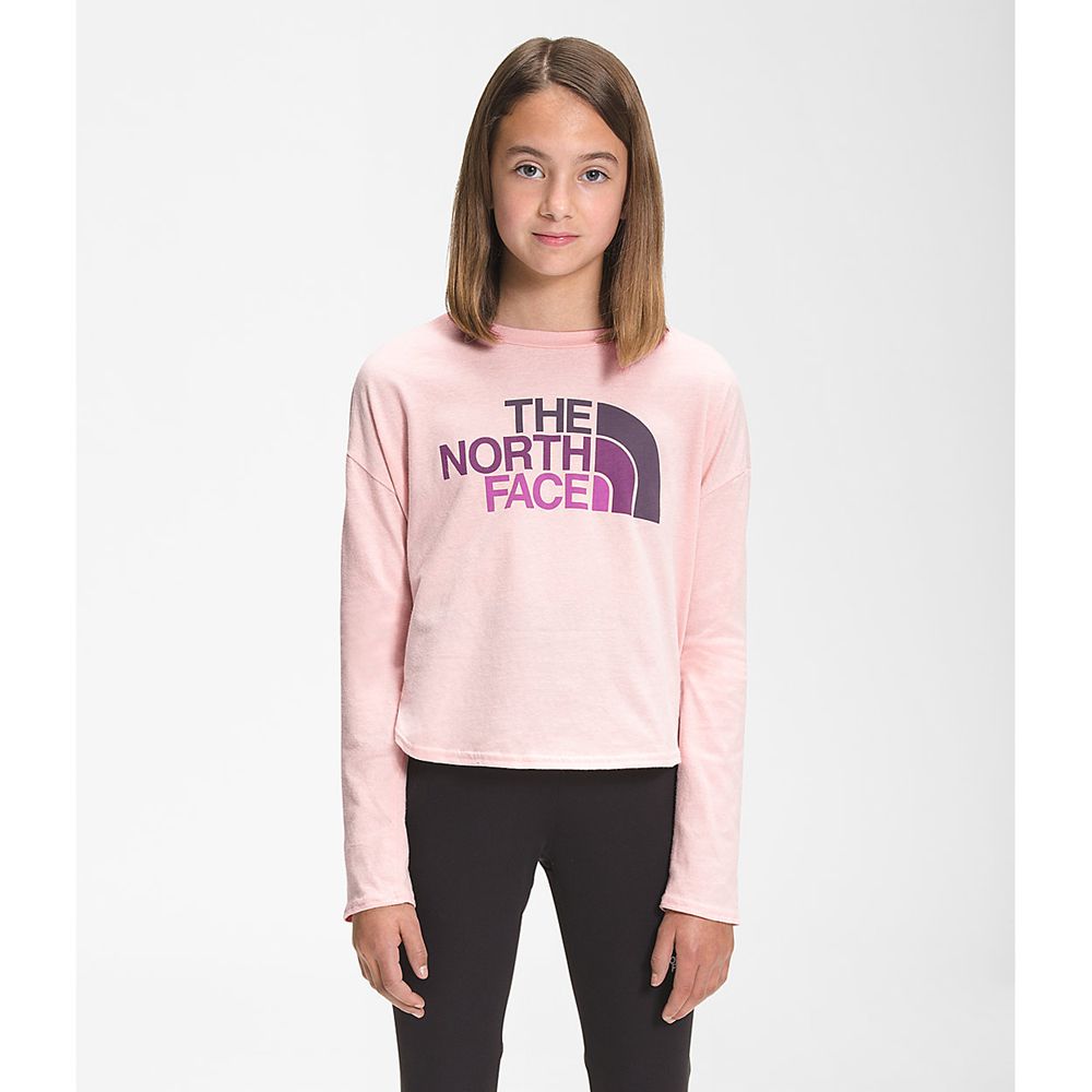 The North Face Long Sleeve Girls Australia - The North Face Long Sleeve Graphic Rose (RZO-593218)